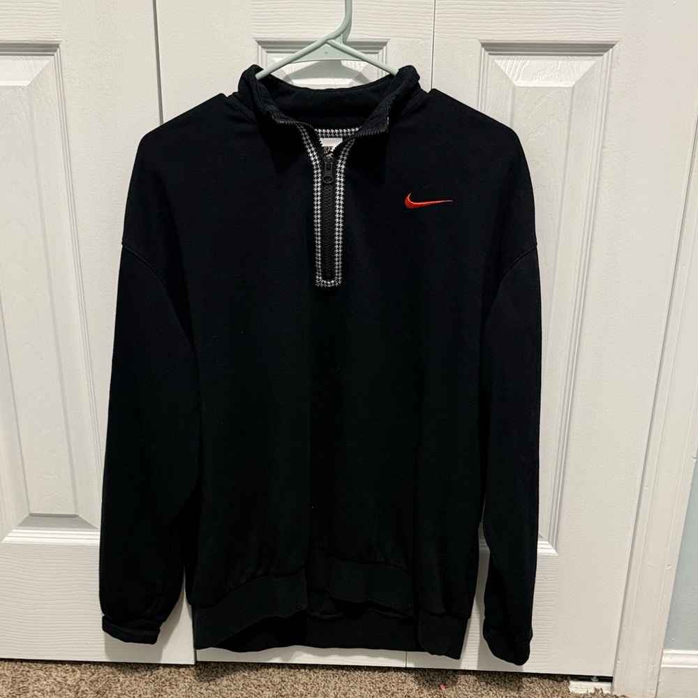 Vintage Nike Black Quarter Zip